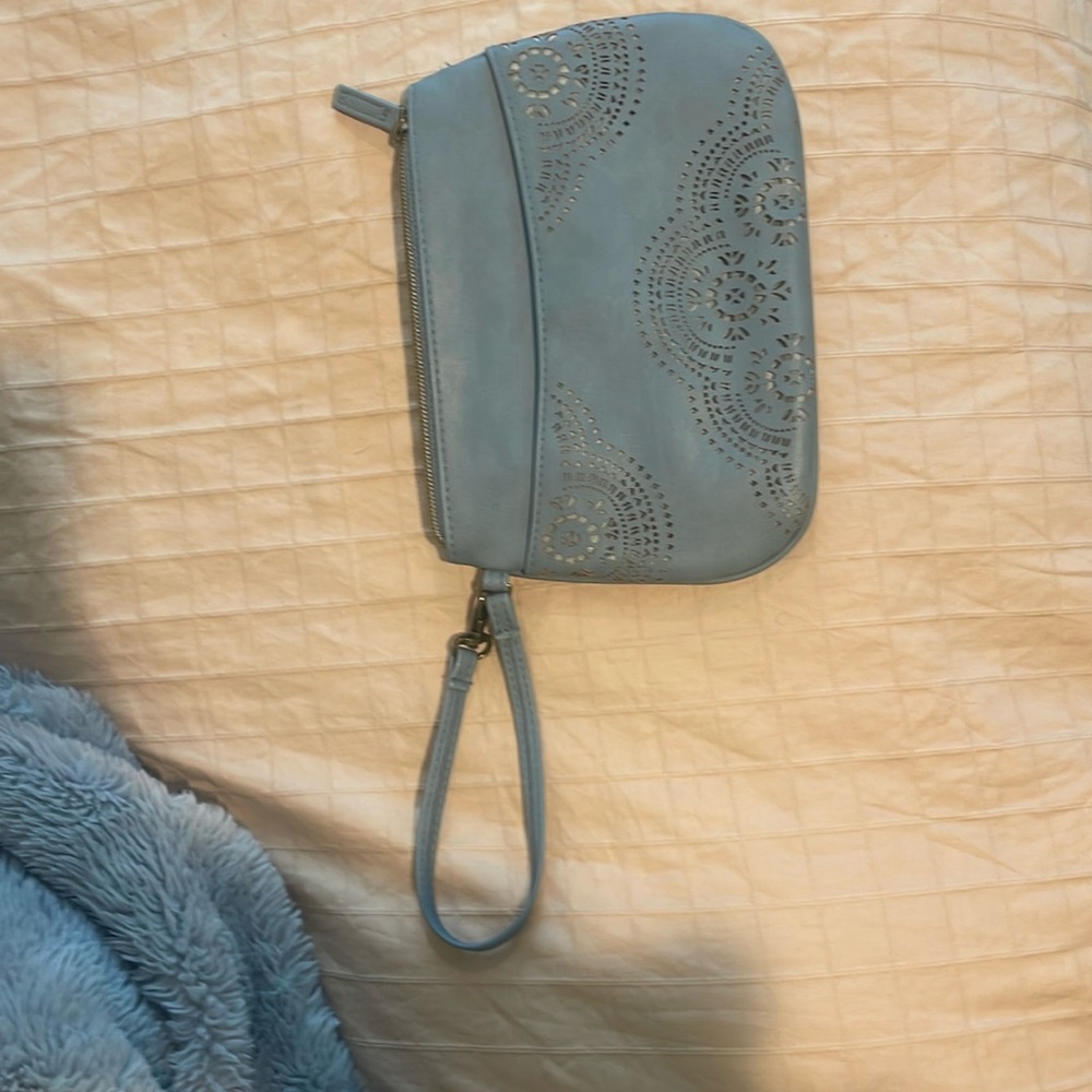 Blue wallet